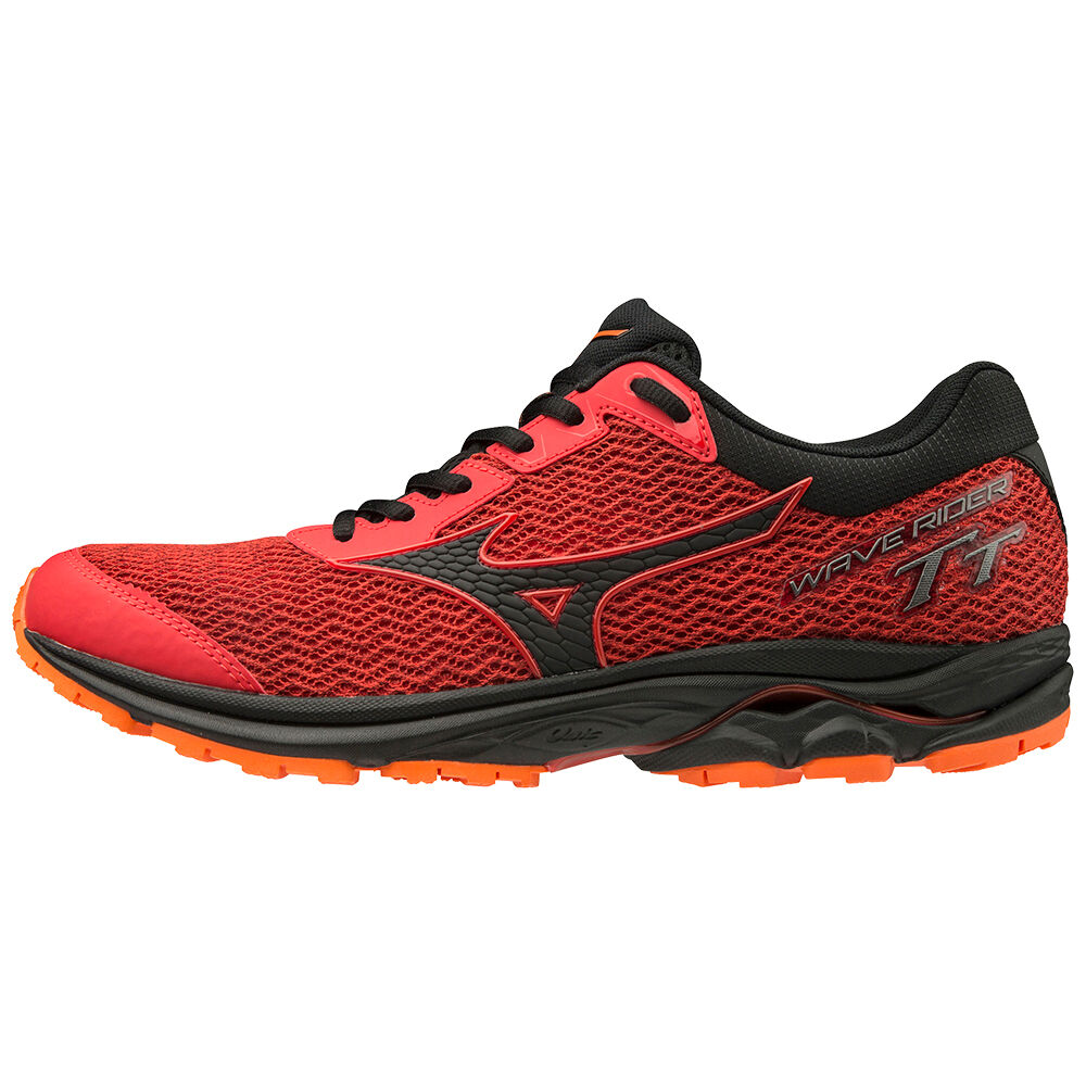 Zapatillas Trail Running Mizuno WAVE RIDER TT Para Hombre Rojos/Negros/Naranjas 6508217-RD